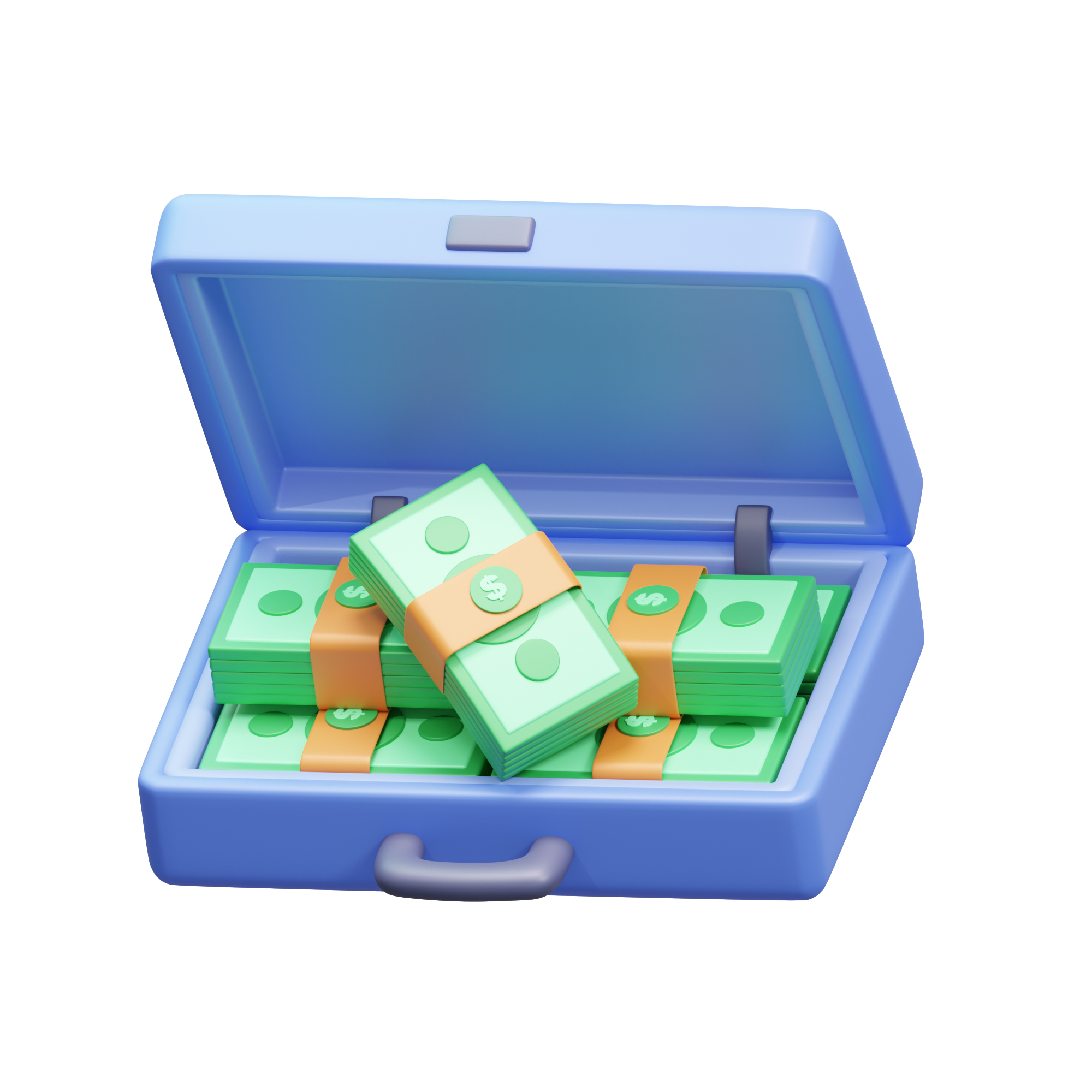 Mano sujetando billetes de dólar, flotando sobre la sección.